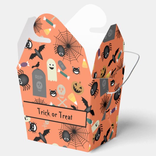 Halloween Trick oder Treat Geschenkschachtel (Geöffnet)