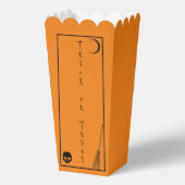 Halloween Trick oder Treat Geschenkschachtel (Rückseite)