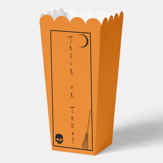 Halloween Trick oder Treat Geschenkschachtel (Rückseite)