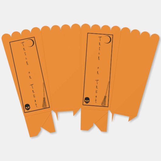 Halloween Trick oder Treat Geschenkschachtel (Ungeklappt)