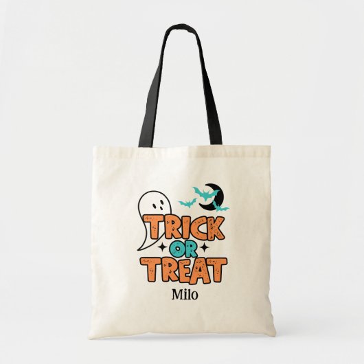 Halloween Trick oder Treat Ghost-Tasche Kinder Süß Tragetasche (Vorne)