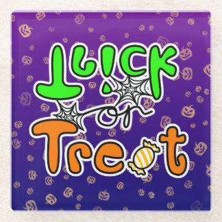 Halloween Trick oder Treat Glasuntersetzer