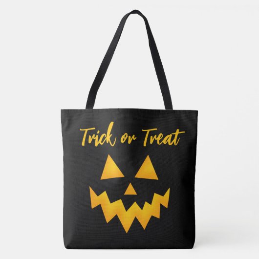 Halloween Trick oder Treat Glows Pumpkneipe Tasche (Vorderseite)