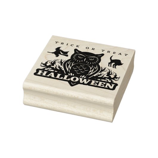 Halloween Trick oder Treat Gummistempel (Stempel)