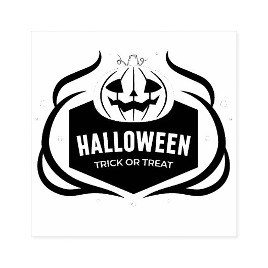 Halloween Trick oder Treat Gummistempel (Prägung)