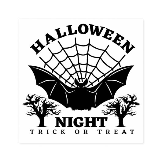 Halloween Trick oder Treat Gummistempel (Prägung)