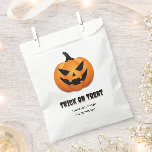 Halloween Trick oder Treat - Individuelle Jack-o'- Geschenktütchen (Ausgeschnitten)