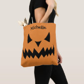 Halloween Trick oder Treat Jack O' Lantern Flederm Tasche (Von Nahem)