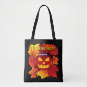 Halloween Trick oder Treat Jack O'lantern Tasche (Vorderseite)