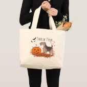 Halloween Trick oder Treat Jumbo Stoffbeutel (Vorderseite (Produkt))
