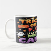 Halloween Trick oder Treat Kaffeetasse (Links)