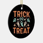 Halloween Trick oder Treat Keramik Ornament (Rechts)
