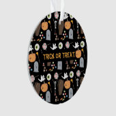 Halloween Trick oder Treat Kids Halloween Ornament (Vorderseite)
