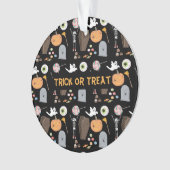 Halloween Trick oder Treat Kids Halloween Ornament (Vorderseite)