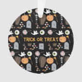 Halloween Trick oder Treat Kids Halloween Ornament (Vorderseite)