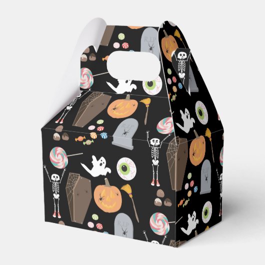 Halloween Trick oder Treat Kids Halloween-Party Geschenkschachtel (Rückseite)