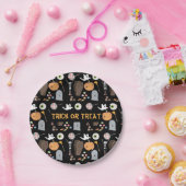 Halloween Trick oder Treat Kids Halloween-Party Pappteller (Party)