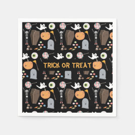 Halloween Trick oder Treat Kids Halloween-Party Serviette