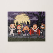 Halloween Trick oder Treat Kids Puzzle (Horizontal)