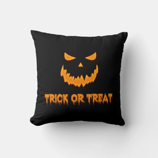 Halloween Trick oder Treat Kissen (Vorderseite)