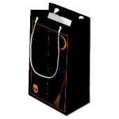 Halloween Trick oder Treat Kleine Geschenktüte (Rückseite Schrägansicht)