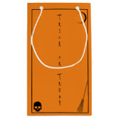 Halloween Trick oder Treat Kleine Geschenktüte (Rückseite)