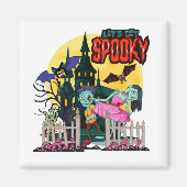 Halloween Trick oder Treat Lasst uns verwöhnt werd Magnet (Vorne)