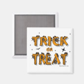 Halloween Trick oder Treat Magnet (Vorderseite/Rückseite)