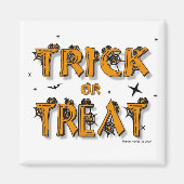 Halloween Trick oder Treat Magnet (Vorne)