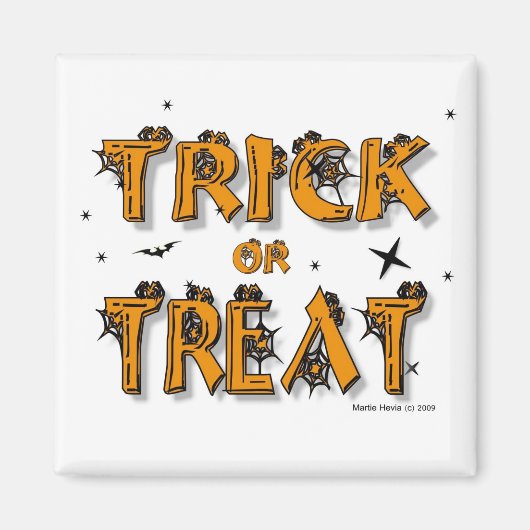 Halloween Trick oder Treat Magnet (Vorne)