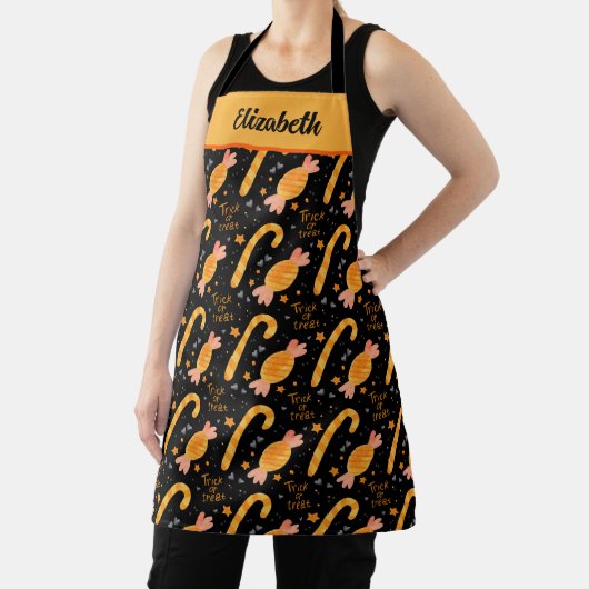 Halloween Trick oder Treat Maßgeschneiderte Küche  Schürze (InSitu)