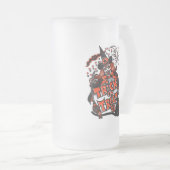 Halloween-Trick oder Treat Mattglas Bierglas (VorderseiteRechts)