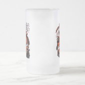 Halloween-Trick oder Treat Mattglas Bierglas (Mittel)