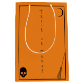 Halloween Trick oder Treat Mittlere Geschenktüte (Vorderseite)