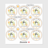 Halloween Trick oder Treat Name Ghost Kiss Cut Aufkleber (Blatt)