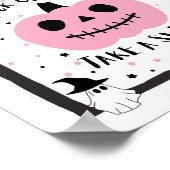 Halloween Trick oder Treat nehmen Sie einen süßen  Poster (Ecke)