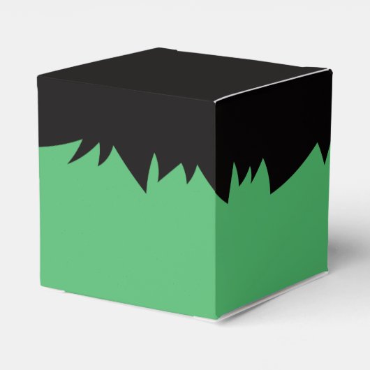 Halloween Trick oder Treat Niedlich Frankenstein M Geschenkschachtel (Rückseite)