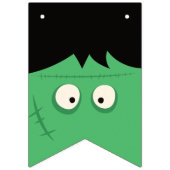 Halloween Trick oder Treat Niedlich Frankenstein M Wimpelkette (Zweite Fahne)