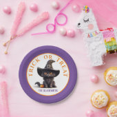 Halloween Trick oder Treat Niedlichen Black Cat He Pappteller (Party)