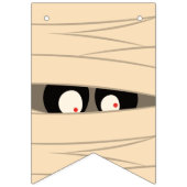 Halloween Trick oder Treat Niedlichen Mummy Squigg Wimpelkette (Erste Fahne)