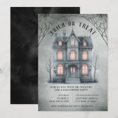 Halloween-Trick oder Treat-Party Einladung (Vorne/Hinten)