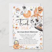 Halloween Trick oder Treat Party Einladung (Vorderseite)