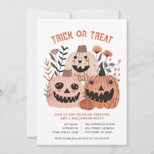 Halloween-Trick oder Treat-Party Einladung