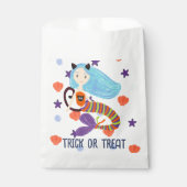 Halloween Trick oder Treat Pastel Mermaid Cat Geschenktütchen (Vorderseite)