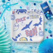 Halloween Trick oder Treat Plate - Spaß und Spooky Pappteller (Party)