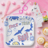 Halloween Trick oder Treat Plate - Spaß und Spooky Pappteller (Party)