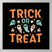Halloween Trick oder Treat Poster (Vorne)