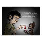 Halloween Trick oder Treat Poster (Vorderseite)