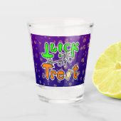 Halloween Trick oder Treat Schnapsglas (Vorderseite)