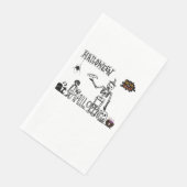 Halloween Trick oder Treat Serviette (Ecke)